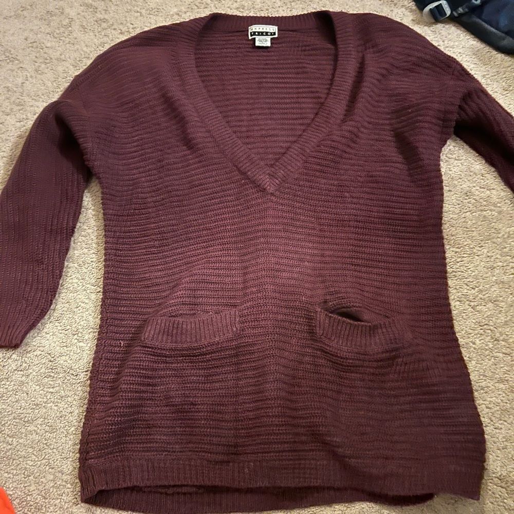 Express tricot vintage sweater L‎